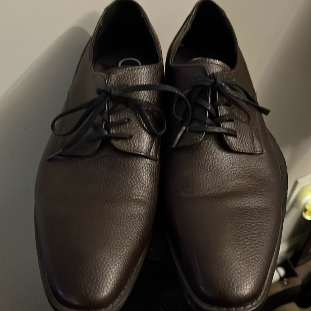 Calvin Klein leather lace-ups brand new
